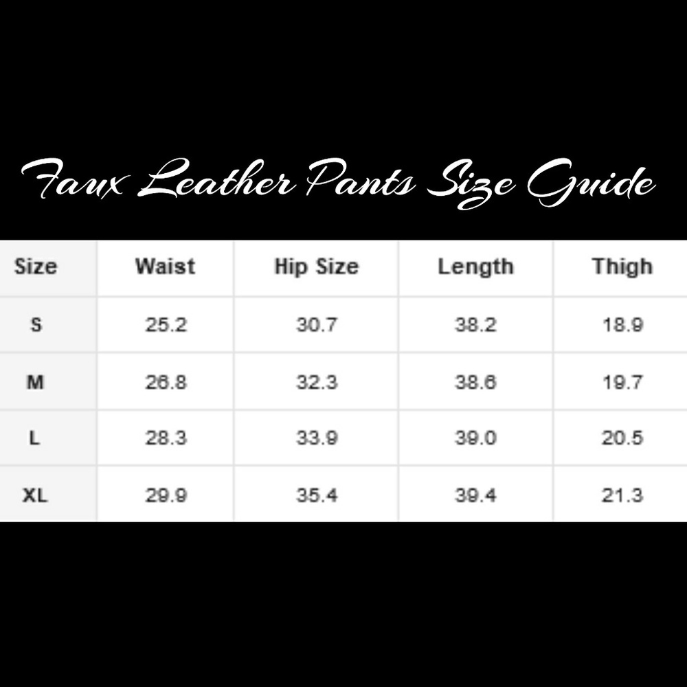 LAST! Faux Leather High Rise Pants in Matte Black - Picture 3 of 8